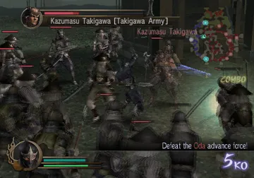 Samurai Warriors screen shot game playing